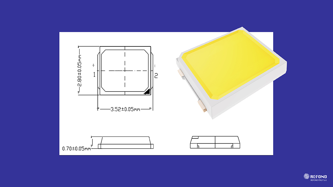 LED BIANCO 283 Elektronica Refond Italy