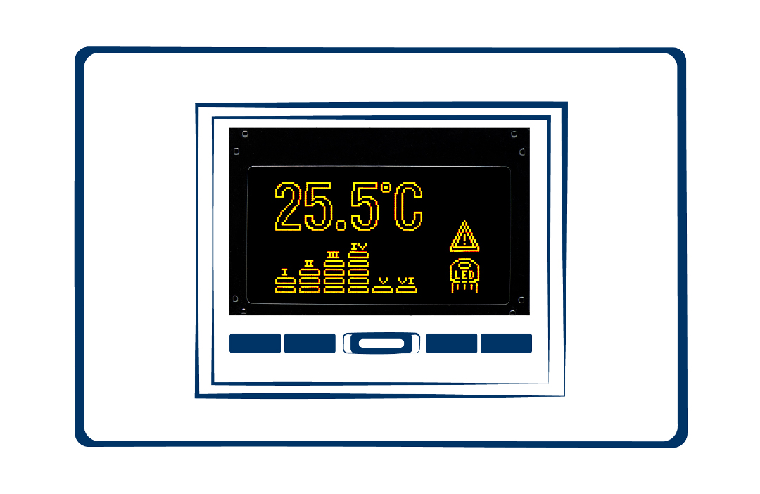 display LCD custom cronotermostato